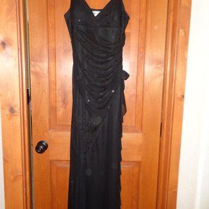 Women's Black Evening Gown/Dress